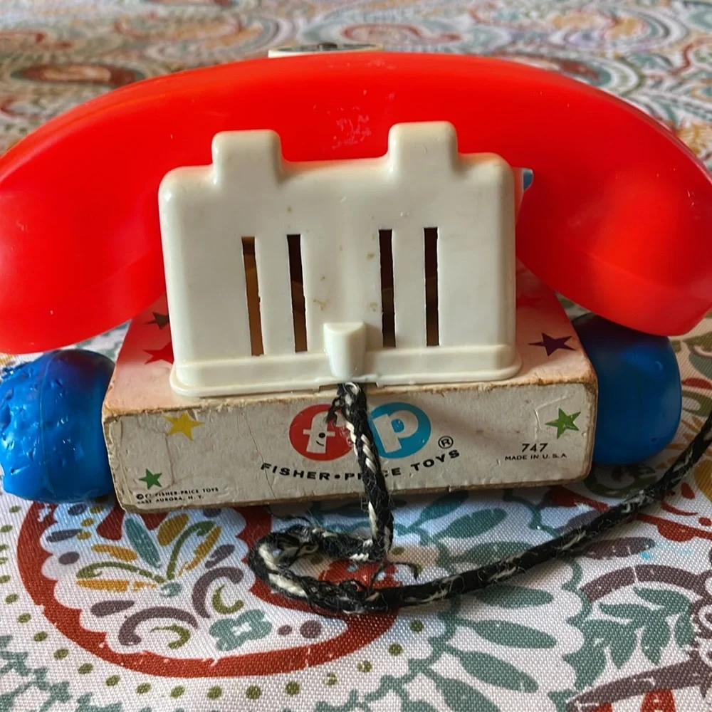 Fisher-Price Red and Blue‎ Learning Chatter Telephone